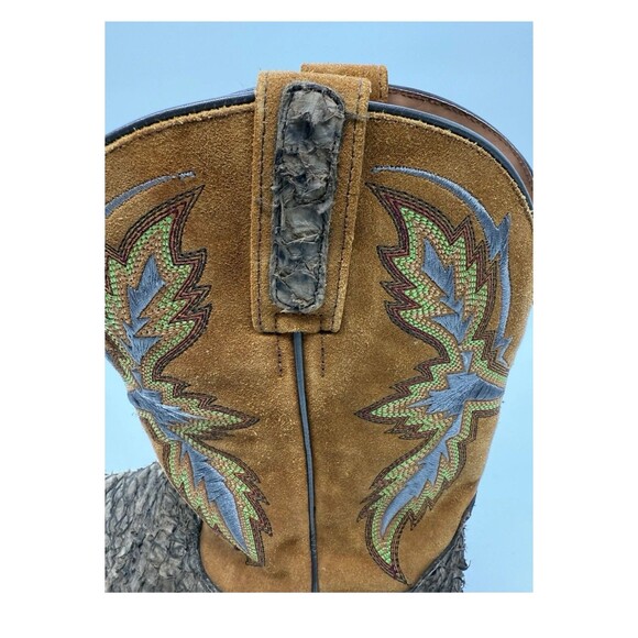 Dan Post Men's Size 9 Sea Bass Dorsal Western Square Toe Casual Boots Mid Calf - Picture 13 of 14